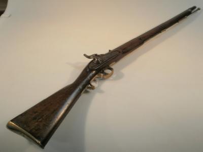 A 19thC percussion musket