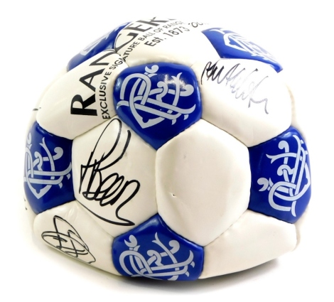 A Rangers FC signed football.