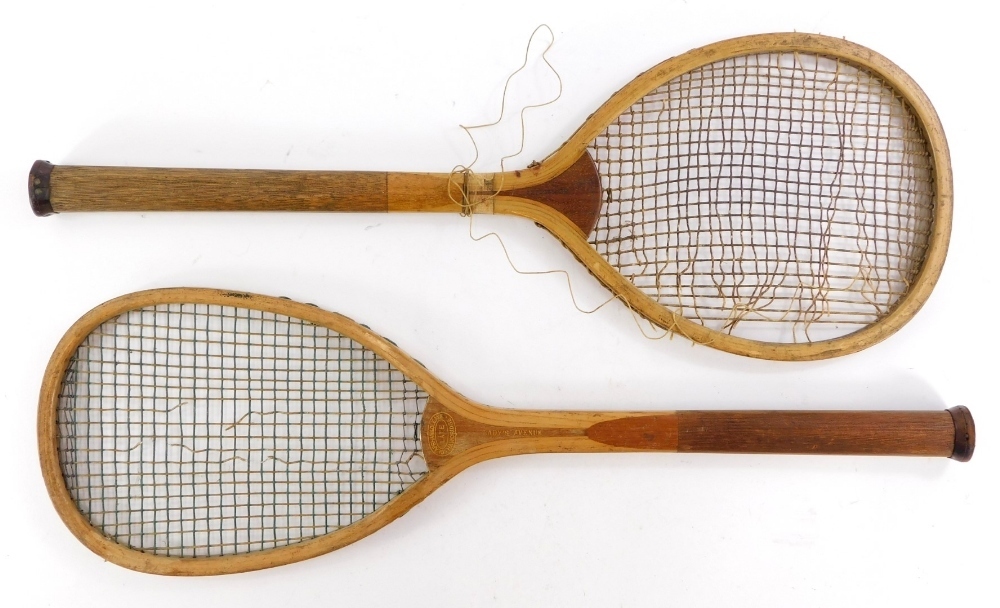 Tennis rackets 2, both vintage high quality in excellent condition.