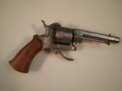 A 19thC six shot single action revolver