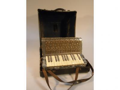 A mid 20thC piano accordion by Pietro