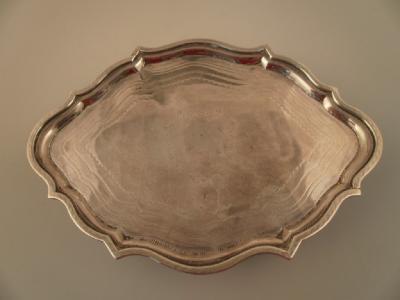 A George III silver tea pot stand by Duncan Urquhart and Napthali Hart