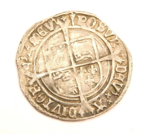 A Henry VIII silver groat 4d.