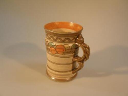 A Charlotte Rhead for Crown Ducal pottery single handled vase