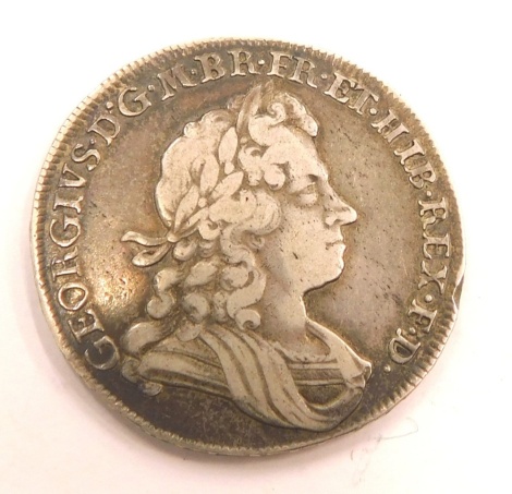 A George I half crown 1715 coin.