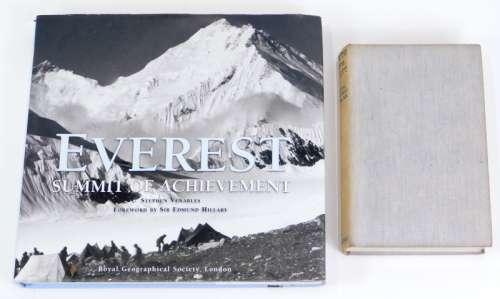 Venables (Stephen) EVEREST SUMMIT OF ACHIEVEMENT, oblong folio, n.d.; Evans (Admiral Sir Edward R.G.R.) SOUTH WITH SCOTT, 4to, n.d. (2)