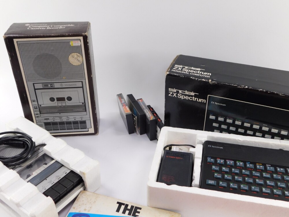A Sinclair ZX Spectrum personal computer, 16k RAM, computer