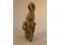 A Chinese carved jade figure of a horse on its haunches having a monkeys