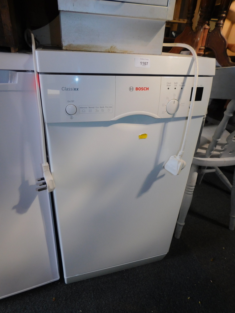 A Bosch Classixx slimline dishwasher model SRS55CO2GB 01