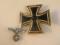 German Iron Cross, first class 1939 and Iron Cross bar