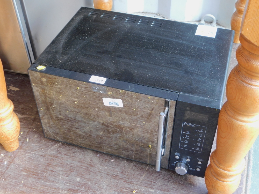 A Tricity microwave oven, in metalic black, model no TMG209. (AF) This