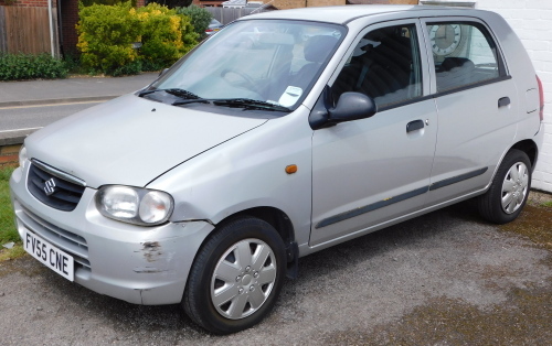 A Suzuki Alto GL, FV55 CNE, five door hatchback, petrol, 1061CC, silver, first registered 1st December 2005, V5 present, MOT to 1st December 2021, 38,560 recorded mileage. To be sold upon instructions of the Executors.