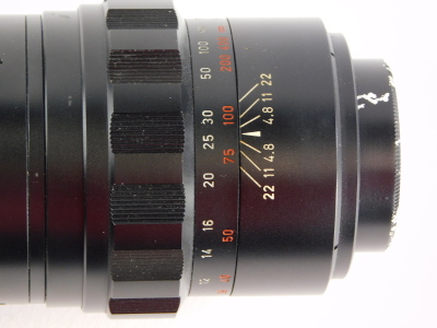 A Leitz Canada 280mm f4.8 Telyt lens, number 2122685, for a Visoflex. - 3