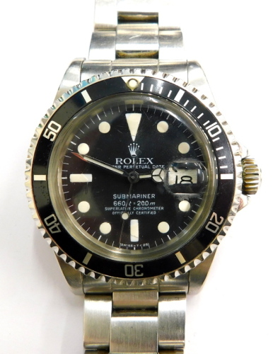 VENDOR COLLECTING 20.05.21 PAID BY DEBIT CARD £12.00 - A 1979 Submariner model 1680, serial 61582**, having stainless steel case and Oyster bracelet, T<25 dial with applied lume markers. With original inner and outer boxes, bill of sale, hang tags, ancho