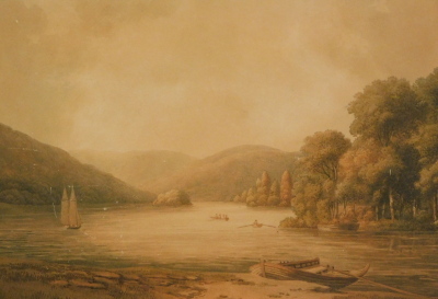 William Green (attributed). Windermere looking towards the head of the lake, watercolour, title attributed and dated 1812 to the mount, 34cm x 50cm.