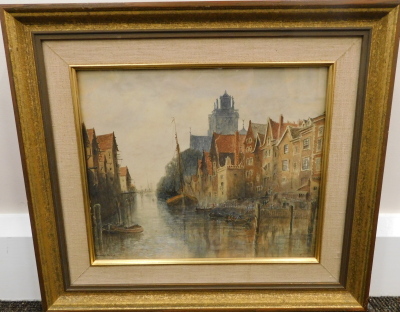 Albert Henry Findley (1880-1975). Dordrecht Holland, watercolour, signed and titled, 25cm x 28cm. Provenance: Previously sold Bonhams Knowle Lot 280. - 2