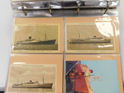 Deltiology. An extensive collection of Maritime Cruise Liner postcards, including P & O., and White Star Line., The Orient Royal Mail Line., Orient Line., some Titanic commemorative cards., Union Castle Line., cruise line interiors and pastimes., Canadian - 7