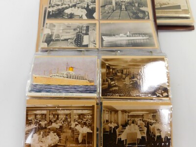 Deltiology. An extensive collection of Maritime Cruise Liner postcards, including P & O., and White Star Line., The Orient Royal Mail Line., Orient Line., some Titanic commemorative cards., Union Castle Line., cruise line interiors and pastimes., Canadian - 9