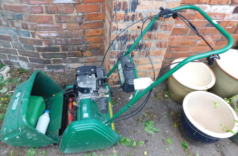 A Suffolk Punch petrol cylinder mower, 14S, 40kg, TYP FD16303842.