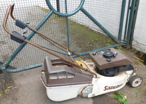 An Alko Motor Drive 42BWR petrol mower model Sapphire,