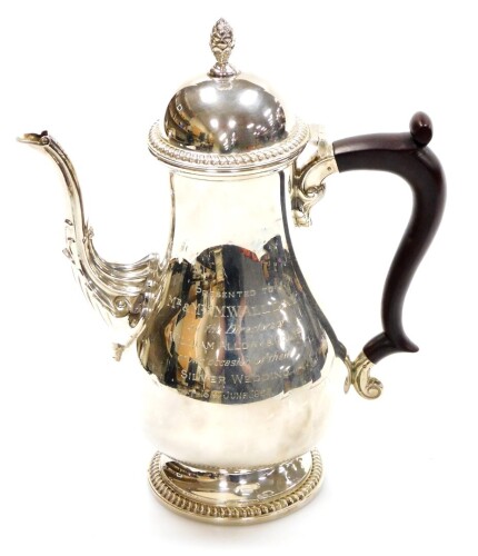 Coffee Pot - Connaught Hotel Oval Long Spout — Bespoke Designs