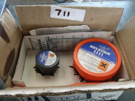 A box of Belzona 1111 metal repair compound