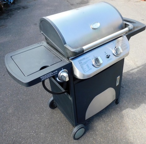 A Homebase gas fired barbecue, with twin ignition.