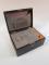 A late Victorian-Edwardian black leather dressing case