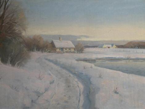 C Veilso. Winter landscape