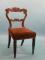 A William IV carved rosewood side chair