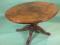 A mid Victorian walnut oval breakfast table