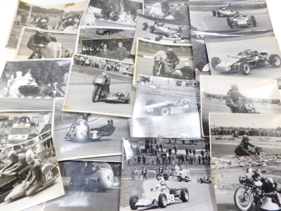 A collection of Isle of Man TT press and private photographs, c1960s, relating to motorcycle and side car events, the career of Mr Trevor Layton, additional meeting photographs, ephemera, including admission to the Members of TT Riders Association and let - 6