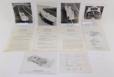 A Renault proposal from M Fernand Picard, to move from the piston engine to the turbine engine in Renault Motor Cars, dated 22nd June 1956., a letter from the President of Renault, dated 1956, urging that no theoretical research be dismissed in the intere