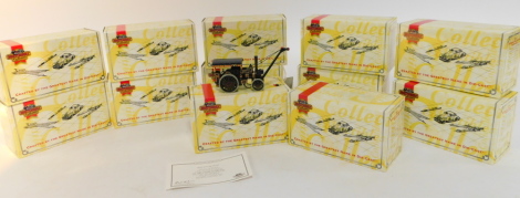 Matchbox die cast collectables, steam wagons, engines, etc., comprising YAS01-0-M-YAS12-M. (12)