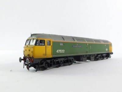 A Bachmann Branch Line OO gauge locomotive Class 47 diesel 47522 'Doncaster Enterprise', apple green, DCC, exclusive to Bachmann Collector's Club, 31-650K, boxed. - 5