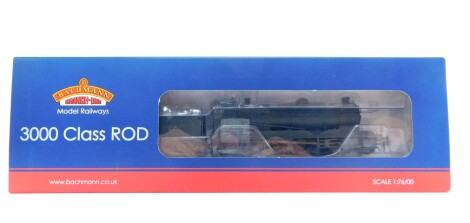 A Bachmann Branch Line OO gauge locomotive 3000 Class Rod 3036, BR black early emblem (weathered), DCC, 31-128, boxed.