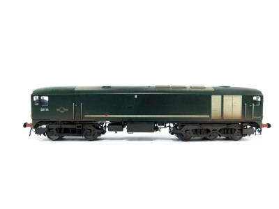 A Heljan OO gauge Metrovick Vickers Class 28 locomotive, D5718, BR green with small yellow ends, DCC, Item 28031, boxed. - 4