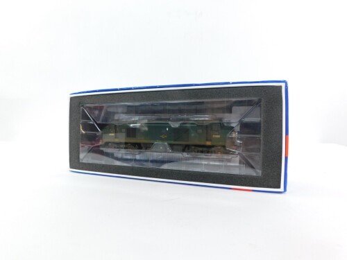 A Heljan OO gauge English Electric BR Class 23 locomotive, D5905, 'Baby Deltic', green small yellow (weathered), DCC, Item 2309, boxed.