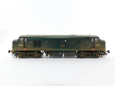 A Heljan OO gauge English Electric BR Class 23 locomotive, D5905, 'Baby Deltic', green small yellow (weathered), DCC, Item 2309, boxed. - 4