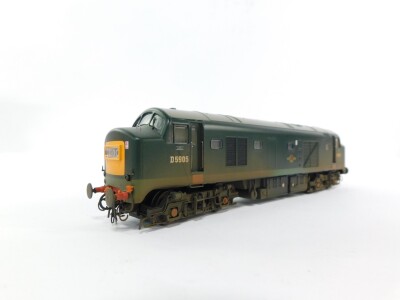 A Heljan OO gauge English Electric BR Class 23 locomotive, D5905, 'Baby Deltic', green small yellow (weathered), DCC, Item 2309, boxed. - 5