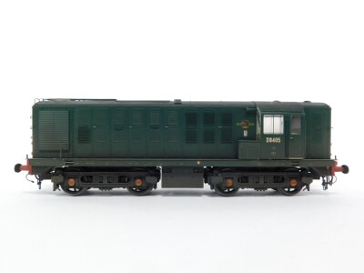 A Heljan OO gauge Class 16 Diesel locomotive, D8405, BR green with small yellow panels. (weathered), limited edition 750, DCC, Item 16051, boxed. - 3