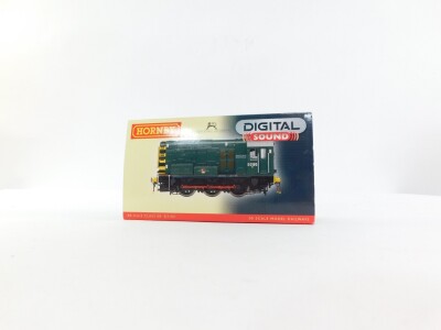 A Hornby OO Class 08 Diesel locomotive, BR 0-6-0, 'D3105', DCC with sound, R2903XS, boxed.