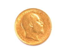 An Edward VII full gold sovereign 1905, 8.0g.