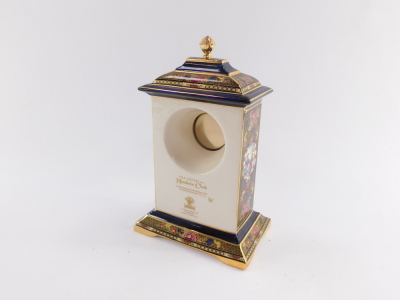 A Masons ironstone Imperial Mandarin clock, limited edition 277/950, for Compton and Woodhouse, 24cm high, 16cm wide. - 2