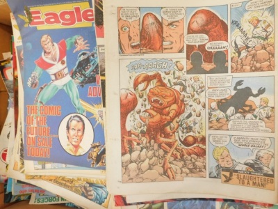 Pannapictagraphy, various comics, The New Eagle, 1990, various others, early 90's, Eagle and Tiger paper comics. (a quantity) - 2