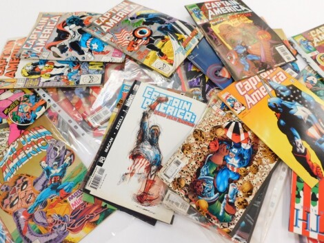 Pannapictagraphy, various comics, Avengers West Coast, other Marvel comics, Captain America 2001, and other Captain America. (a quantity)