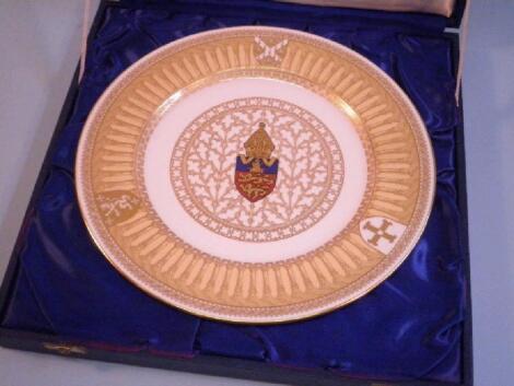 A Coalport Limited Edition plate "The Lincoln Cathedral"