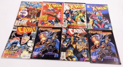 A group of Marvel Comics X-Men edition, to include #1, 243 April, 7 April, 201 Jan, 5th May, two November, 44911, 2, 3, 4, 15th November 1, 26th June 1996 9, 13th December 1995 2, July 96 56, 19 2 July, 95 October, 71 October, 97 December, 98 Jan, 96 Nove - 4