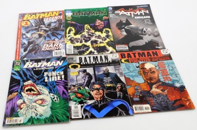 A group of DC Comics, relating to Superman, Batman, Justice League and others, Superman 118, 535, 36 (1996), 37 (1994) and 36 (1996), Batman September 2002, January 2001, 12th May 2004 7, 36, 535 vol 2 #1, no.3 May 92, 0 October 94, 122#700 and no.5 March - 4