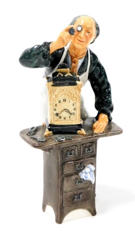 A Royal Doulton The Clockmaker figure, HN2279, 20cm high.